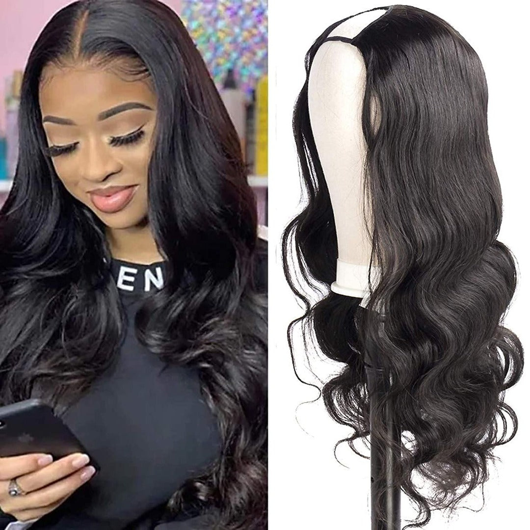 100% VIRGIN BRAZILIAN U-PART WIG BODY WAVE
